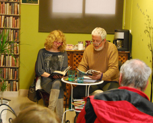 presentación de libro con autores